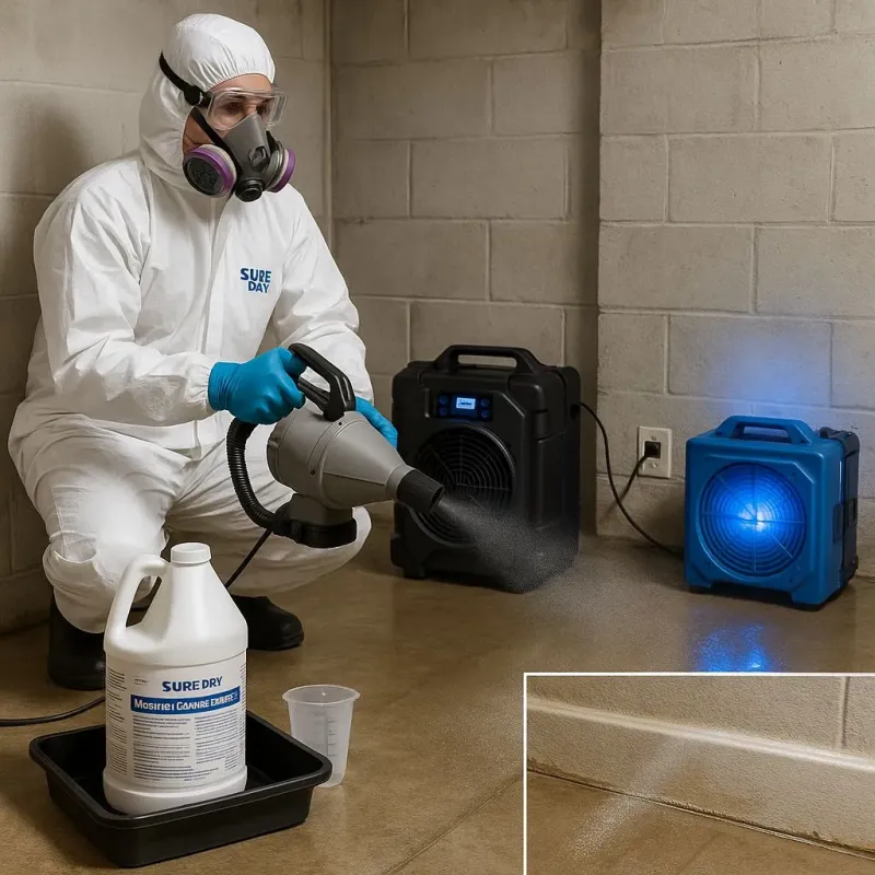 Sanitization and Odor Removal process in Citrus Heights, CA